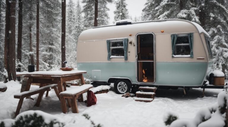 Dealing with Winter Cold in Caravans