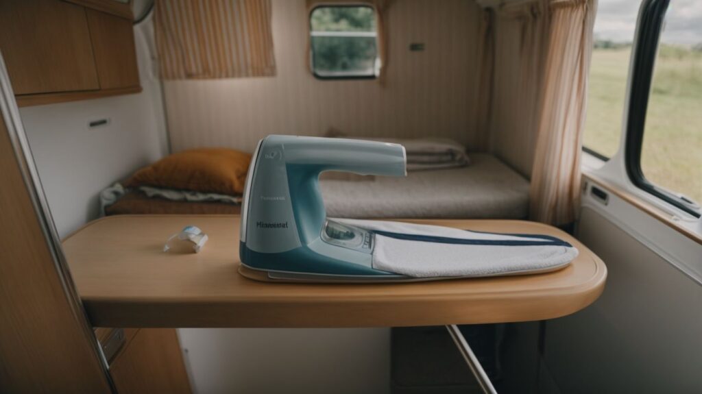 Ironing on the Go Haven Caravan's Ironing Boards Motor Caravanning