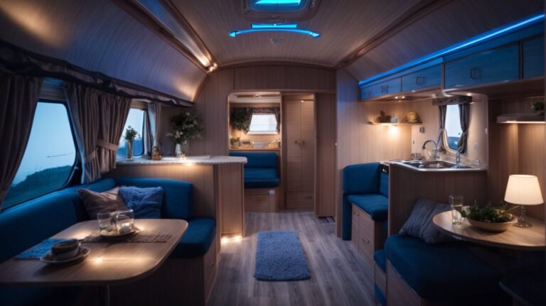 The Fascinating Role of Blue Lights in Caravans: Explained