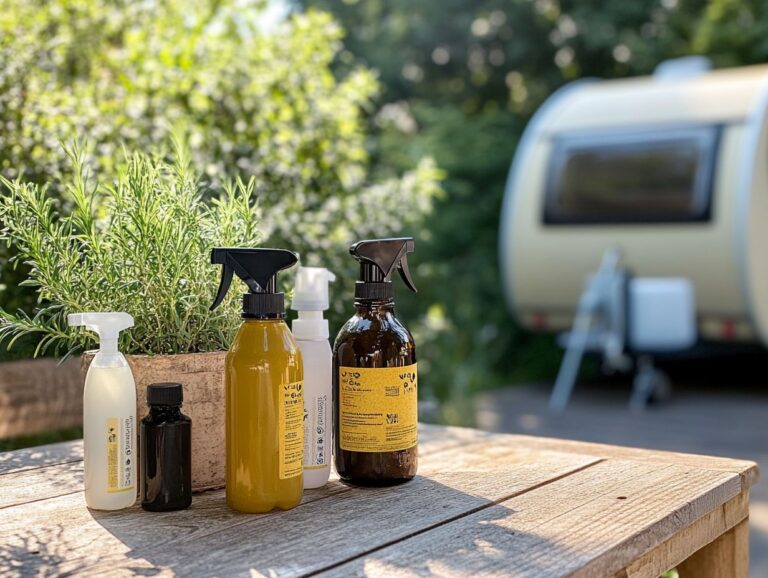 Eco-Friendly Cleaning Products Safe for Caravan Waste Systems