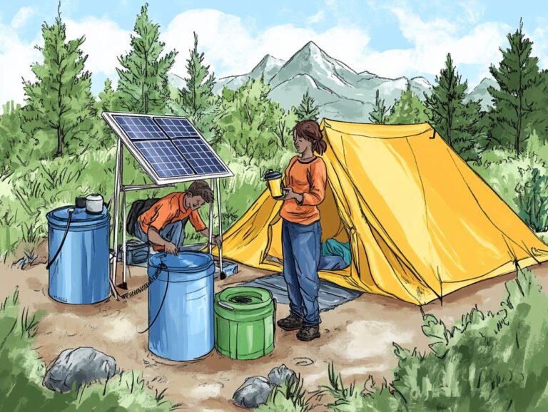 Water Conservation Techniques for Extended Off-Grid Camping